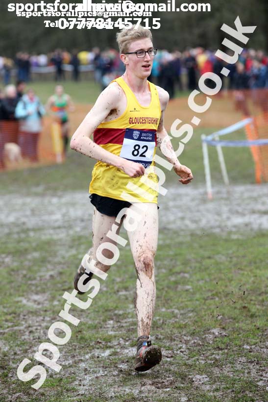 Mens under-20s 2018 British Inter Counties Cross Country Champs., Prestwold Hall, Loughborough. Photo: David T. Hewitson/Sports for All Pics